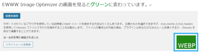 EWWW Image Optimizerの画面