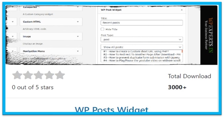 WP Post Widget