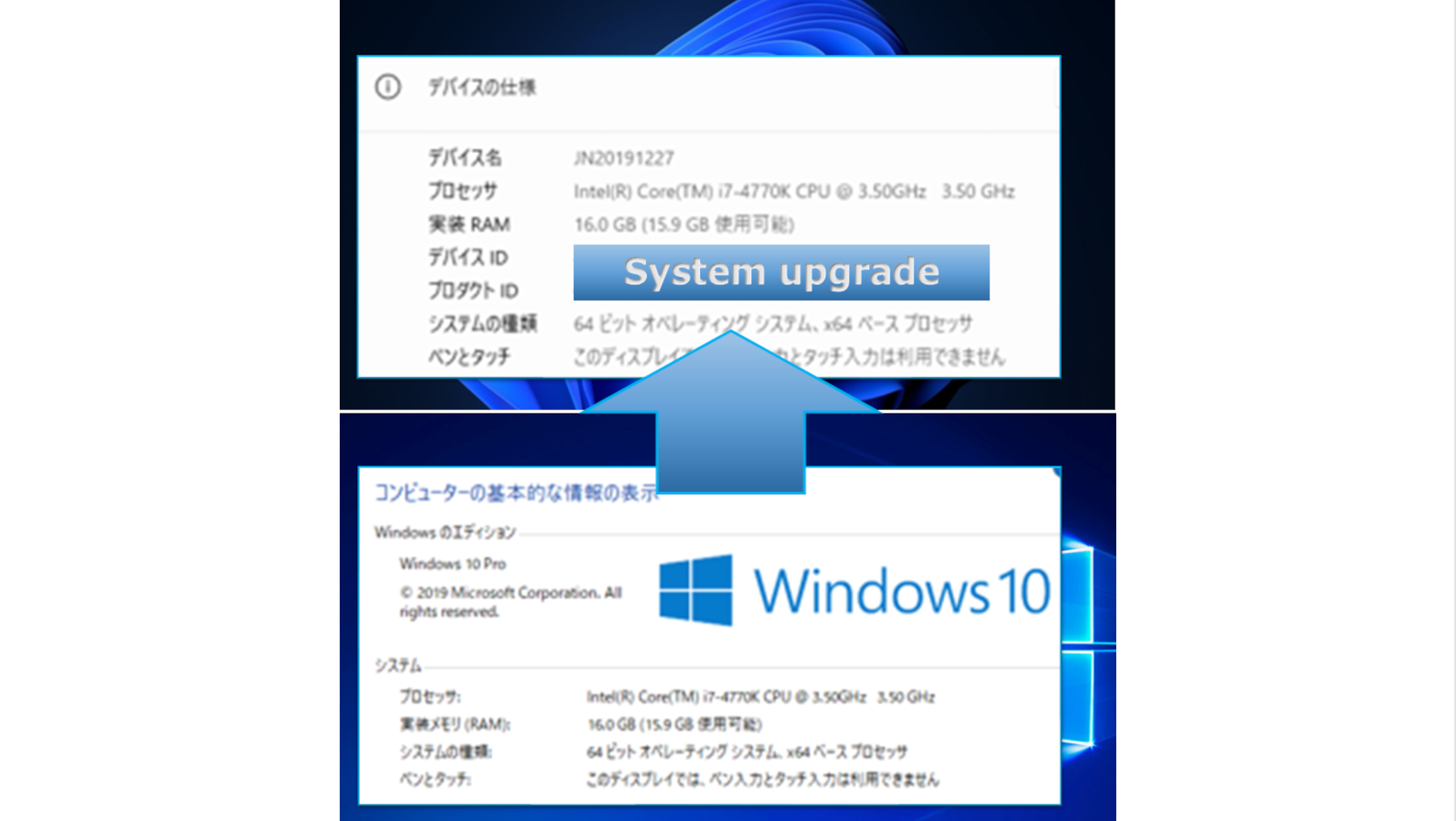 Windows 10 to Windows 11 Upgrade