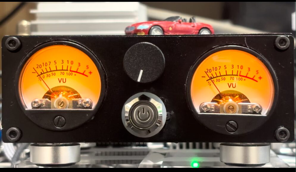 自作ステレオVUメーター145号機 自作ステレオVUメーター145号機