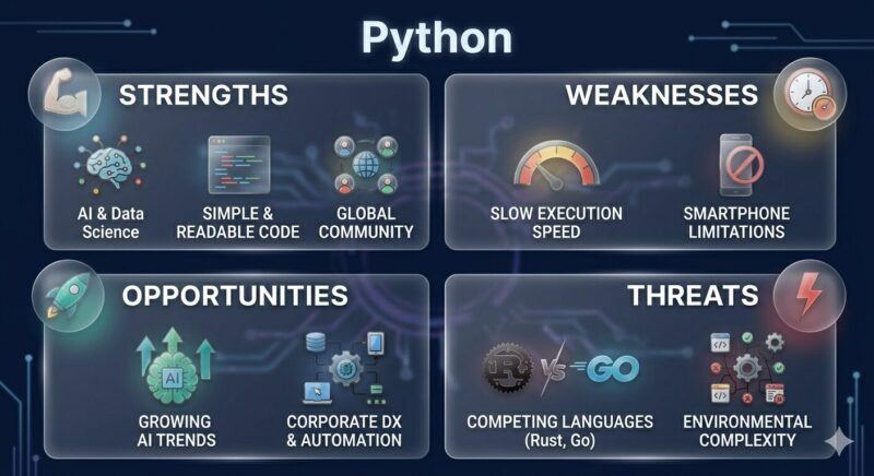 pythonのSWOT分析