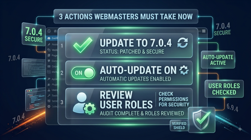 WordPress 7.0.4