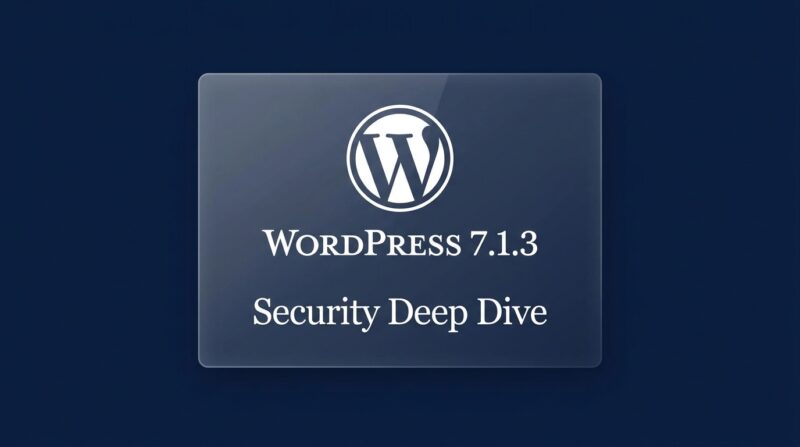 WordPress 7.1.3