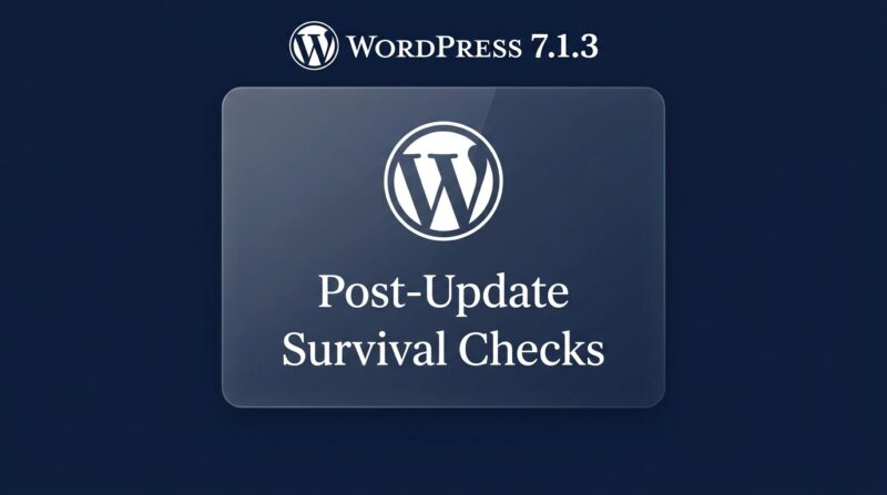 WordPress 7.1.3